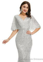 Long Prom Dresses 2025 V Neck Prom Dress Floor Length Gowns Formal Dresses