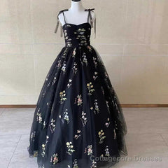Luxury Floral Embroidery Long Champagne Prom Evening Dresses Women Summer Party Formal Occasions Reception Dress
