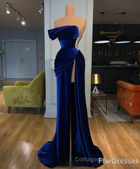 blue evening dresses 2025 mermaid elegant sleeveless cheap formal dresses