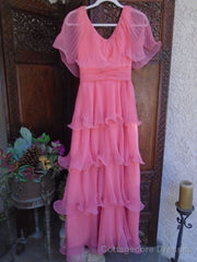 Pink Prom Dress Long Women Sexy Dresses Elegant Party Gown