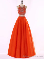 2 Piece Prom Dresses, New Style Evening Gowns